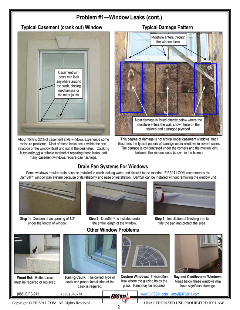 EIFS Maintenance Program EIFS911.COM